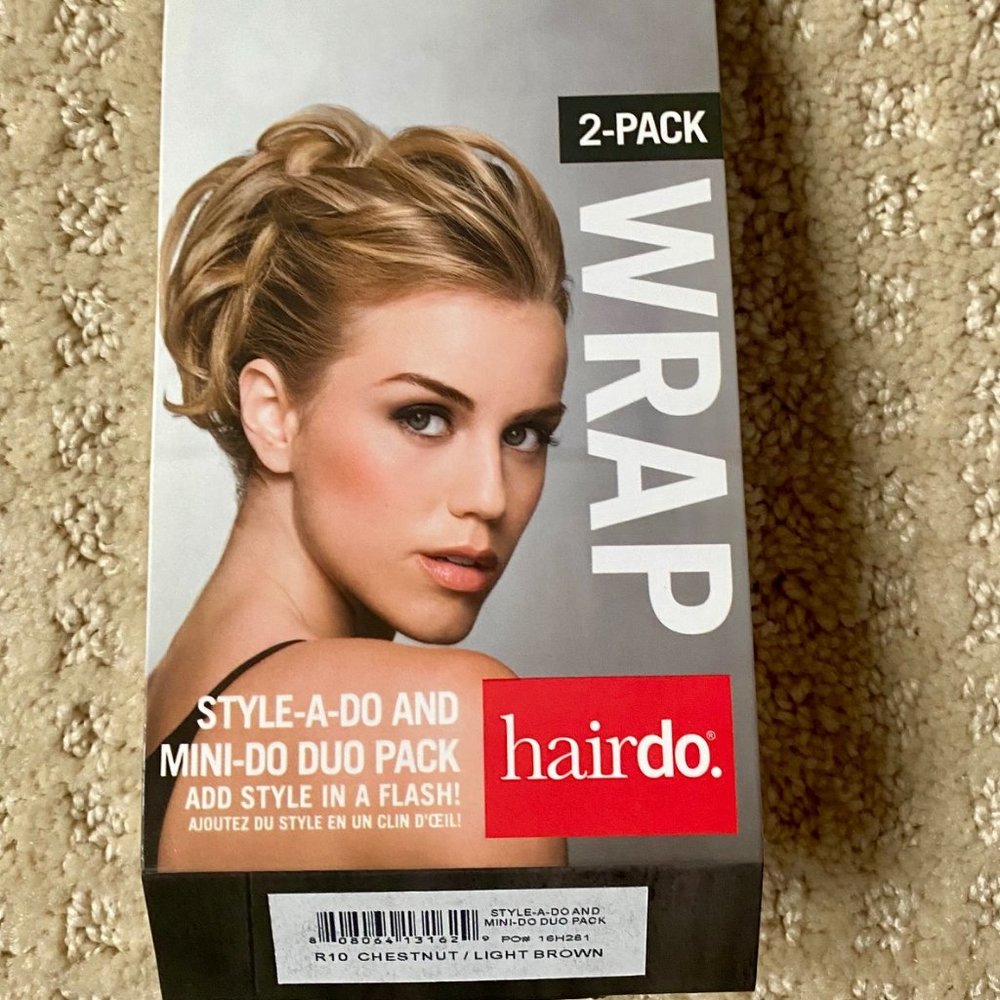Hairdo Style-A-Do 2-Pack Hair Wrap - Chestnut/Light Brown